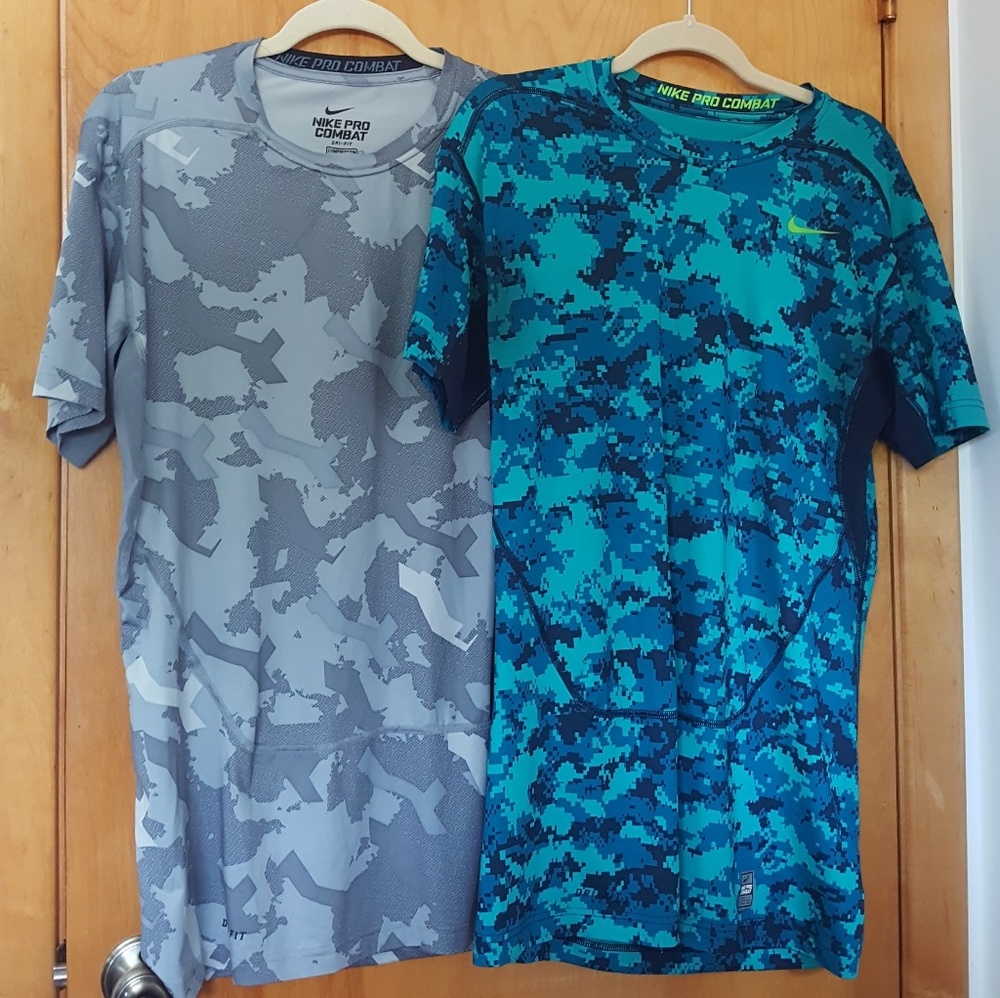 Men's Nike Pro Combat Compression Shirts (Set)